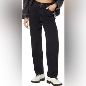 Levi's Black Straight Leg Jeans for Women